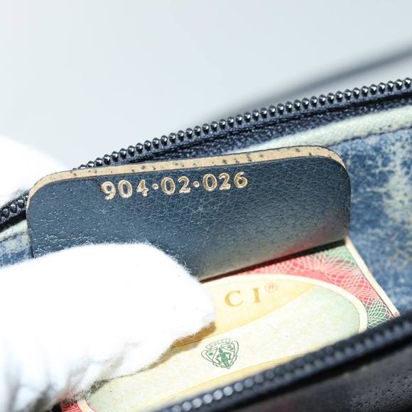 GUCCI GG Plus Supreme Sherry Line Shoulder Bag Navy Red 904 02 026 Auth ep4106 - Picture 12 of 16